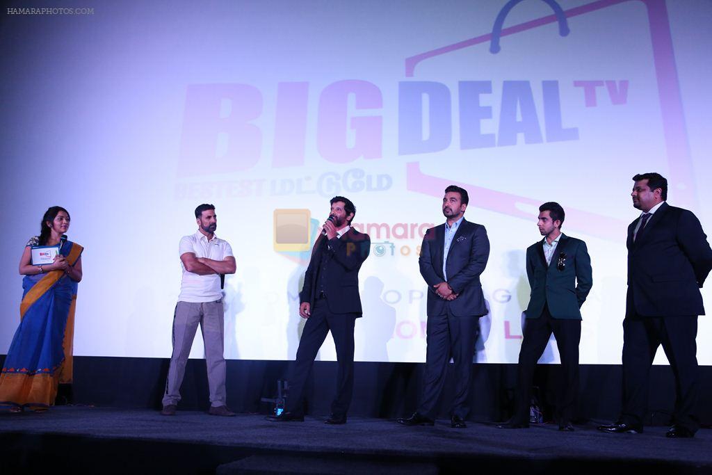 Akshay Kumar, Raj Kundra at Big Deal TV Launch in Hyderabad on 3rd June